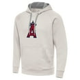 thumbnail image 2 of Men's Antigua Cream Los Angeles Angels Victory Pullover Hoodie, 2 of 3