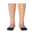 thumbnail image 2 of Picia Women Crew Soft Moisture-wicking Socks Hot Dog 2 Pattern Design Cotton Socks, One Size fit All, 2 of 9