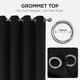 thumbnail image 3 of Cortinas Blackout Joydeco 240x240 cm Juego de 2 Paneles Burdeos, 3 of 9