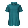 thumbnail image 5 of Penkiiy Women's Casual UV Blocking Short Sleeve Top with Face Mask UPF 50+ Lightweight Sun Protection Shirt - Breathable Rash Guard for Outdoor Activities, 5 of 7