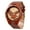 BROWN, variant on EVERCLEAR Unisex Walnut wood W/laser engraved Antique pattern Watch Analog Quartz Wooden Dial With Natural Design 8039G-WNA