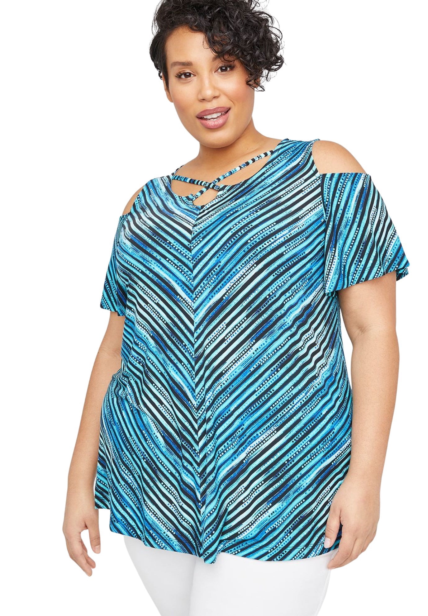 4X, Blue Chevron Multicolored (4420 