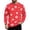 Vermilion 12#, variant on Christmas Men Round Neck Long Sleeve Pullover T‑Shirt, Cute Festive Xmas Holiday Casual Top, Soft Breathable Winter Party Outfit, Versatile Daily Wear Shirts For Holiday Vermilion M