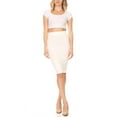 thumbnail image 4 of Women's Pull On High Waist Casual Office Bodycon Solid Pencil Skirt S-3XL, 4 of 5