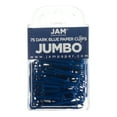 Paper Fastners Box JAM Paper Jumbo Paper Clips, Dark Blue, 2 Packs of 75, Large - Walmart.com