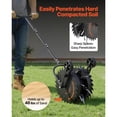 thumbnail image 3 of KFFKFF Rolling Lawn Core Aerator, 16.6-inch Roller with Anti-Clog Tines, Durable and Rust-Resistant Manual Tool for Loosening Compact Garden Soil and Enhancing Grass Growth, 3 of 9