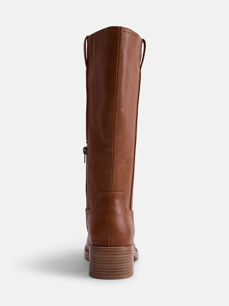 No Boundaries Women's Tall Riding Boot, Wide Width Available