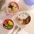 thumbnail image 7 of Microwave Ramen Bowl with Strainer,Microwave Ramen Bowl Set with Lid Chopsticks Spoon and Fork,Portable Noodle Bowls with Lids and Handle for Room Apartment Office Essentials(2PC-B), 7 of 7