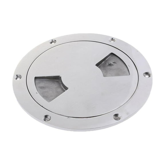 AMLESO Generic 3 inch Boat Deck Plate Boat Use Hardware Practical Outer Diameter 123mm Parts Accessories for Ships Marine Boat