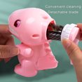 thumbnail image 4 of YAOMOBB Space-saving Pencil Sharpener Dinosaur Pencil Sharpener Cartoon Manual Colored Pencils Learning Tool Lightweight Easy to Use for Kids Classroom, 4 of 6