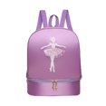 thumbnail image 2 of Mochila de baile de Ballet Yuyangstore Bolso de bailarina para niñas Estilo morado A, 2 of 8