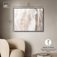 thumbnail image 5 of Striated Texture III Framed High-Gloss Acrylic Glass Wall Art Muted Neutral Art by Art Remedy, Black Frame, 36 x 30, 5 of 7