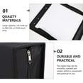 thumbnail image 3 of Miangastore Portable 240 Capacity CD DVD Case Holder Oxford Cloth Storage Bag Organizer, 3 of 8