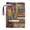Colored Wooden Board Patterns, variant on HELLHERO Book Sleeve Cover Book Carrying Case Polyester Lightweight Book Organzier Holder with Waterproof Protector Wrap Bag, Stacked Axolotls