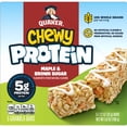 thumbnail image 2 of Quaker Chewy Protein Breakfast Bars Maple Brown Sugar, 5.6 oz 5 Count Box, 2 of 5