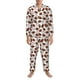 thumbnail image 3 of Balery Football Pijama para Hombre de Dos Piezas con Manga Larga, Conjunto de Dormir y Descanso Suave con Bolsillos-Large, 3 of 7