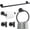 Matte Black, variant on Brushed Gold Towel Bar Set 10 Pieces Bathroom Hardware Accessories Set Towel Rack Set for Bathroom SUS304 Stainless Steel Toilet Paper Holder Wall Mounted, 23.6 Inch
