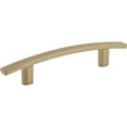 thumbnail image 5 of Elements Thatcher 6 In. Overall Length Polished Chrome Curved Cabinet Bar Pull, 5 of 7