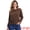 Coffee, variant on DARING DIVA Women's Casual Long Sleeve Knit Drop Shoulder Loose Blouses XS Plum Purple