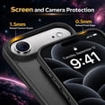 thumbnail image 5 of Atgdluk® Magnetic for iPhone Air Case, Shockproof Slim Matte Phone Cover with Raised Camera Edge, Compatible with MagSafe, Black, 5 of 7