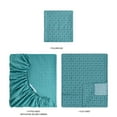 thumbnail image 6 of Mainstays Super Soft Brushed Microfiber Bed Sheet Set, Teal Medallion, Twin-XL, 3 Piece, 6 of 13