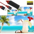 thumbnail image 5 of KOMI Lightning to HDMI Adapter Cable,1080P Digital AV Sync Audio & Video Connectors Cord for TV/Projector/Monitor-6.6ft, 5 of 5