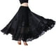 thumbnail image 5 of Falda de baile de salón latino para mujer, vestido de tango, patinaje, lentejuelas, ropa de baile Negro, 5 of 9