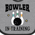 thumbnail image 4 of Inktastic Future Bowler in Training Bowling Boys or Girls Baby Bib, 4 of 4