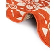 thumbnail image 2 of Unique Loom Outdoor Trellis Collection Area Rug - Tiles (3' 1" Round Rust Red/Ivory), 2 of 8