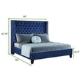 thumbnail image 6 of Allen Queen 5-N Tufted Upholstery Bedroom Set made with Wood in Blue, 6 of 14