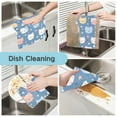 thumbnail image 2 of 6 Packs Cute Cats Face Kitchen Dish Towels Soft Absorbent Dish Cloths 11"x11", 2 of 9