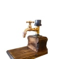thumbnail image 3 of Naiovety Grifo de vino de Dispensador de whisky Grifo de doble cabeza Titular de licor Fiesta Bebida Dispensación Soporte Decoración para el Kits de equipo de elaboración de vino No.1 Naiovety HA027241-01, 3 of 6