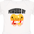 thumbnail image 4 of Inktastic Powered by Chicken Nuggets Boys or Girls Long Sleeve Baby Bodysuit, 4 of 5