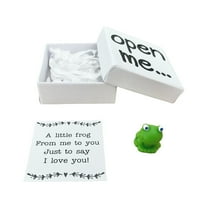 Olilia I Love You Gift, Frog Gift, Gift For Boyfriend, Gift For Girlfriend, Frog Keepsake, Matchbox Gift, Valentine's Day Gift for Her.