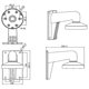 thumbnail image 2 of DS-1273ZJ-130-TRL WMS WML PC130T Wall Mount Bracket for Hikvision Turret Camera DS-2CD2342WD-I, 2 of 5