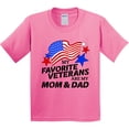 thumbnail image 3 of Inktastic My Favorite Veterans Are My Mom and Dad Youth T-Shirt, 3 of 5