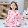 thumbnail image 1 of Ropa 100% de algodón para chicas adolescentes, pijamas de Navidad para niños, conjunto de ropa de dormir para niños, ropa de casa para niños, pijamas de invierno de dibujos animados, 1 of 4