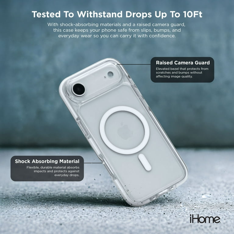 iHome Magsafe Velo Case for iPhone Air, Shockproof, MagSafe