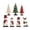 Red, variant on Novryn Christmas Wooden Tabletop Decor Set of 7, 6 x 2 Inch Snowman Reindeer Table Decor, Rustic Wooden Accent for Tabletop and Wall Display