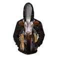 thumbnail image 5 of Sudadera con capucha y cremallera Cerberus Sudadera de invierno para hombre Ropa asequible Y2k Tiger Novedades en sudaderas y sudaderas Calidez Moderna Otoño, 5 of 5