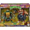 thumbnail image 1 of Teenage Mutant Ninja Turtles 6 Inch Action Figure Original TV 2-Pack - Michelangelo vs Bebop, 1 of 3