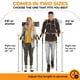 thumbnail image 4 of Bastones de senderismo plegables Foxelli ligeros y compactos, 4 of 9