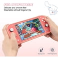 thumbnail image 5 of KOMI Protective Case Design for Switch Lite, TPU Cover Case Cute Rabbit Animal Pattern Shock-Absorption Design Hard Cover with 2 pcs Thumb Grips - Pink 3 Rabbit, 5 of 9