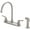 Brushed Nickel, variant on Olympia Faucets K-5342 Accent 1.5 GPM Widespread Kitchen Faucet - Chrome