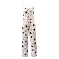 thumbnail image 5 of BRICH Women's Cute Pajama Sets Printed Sleepwear Cami Tops and Long Pants Pajama Outfits 01-Multicolour M, 5 of 6