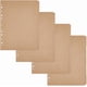 thumbnail image 1 of 20 hojas separadoras de 5 pestañas A4 Kraft perforadas en blanco, separadores de índice de papel Burlywood, separadores de índice de 11 agujeros, tarjeta de pestañas de página de índice, 1 of 7