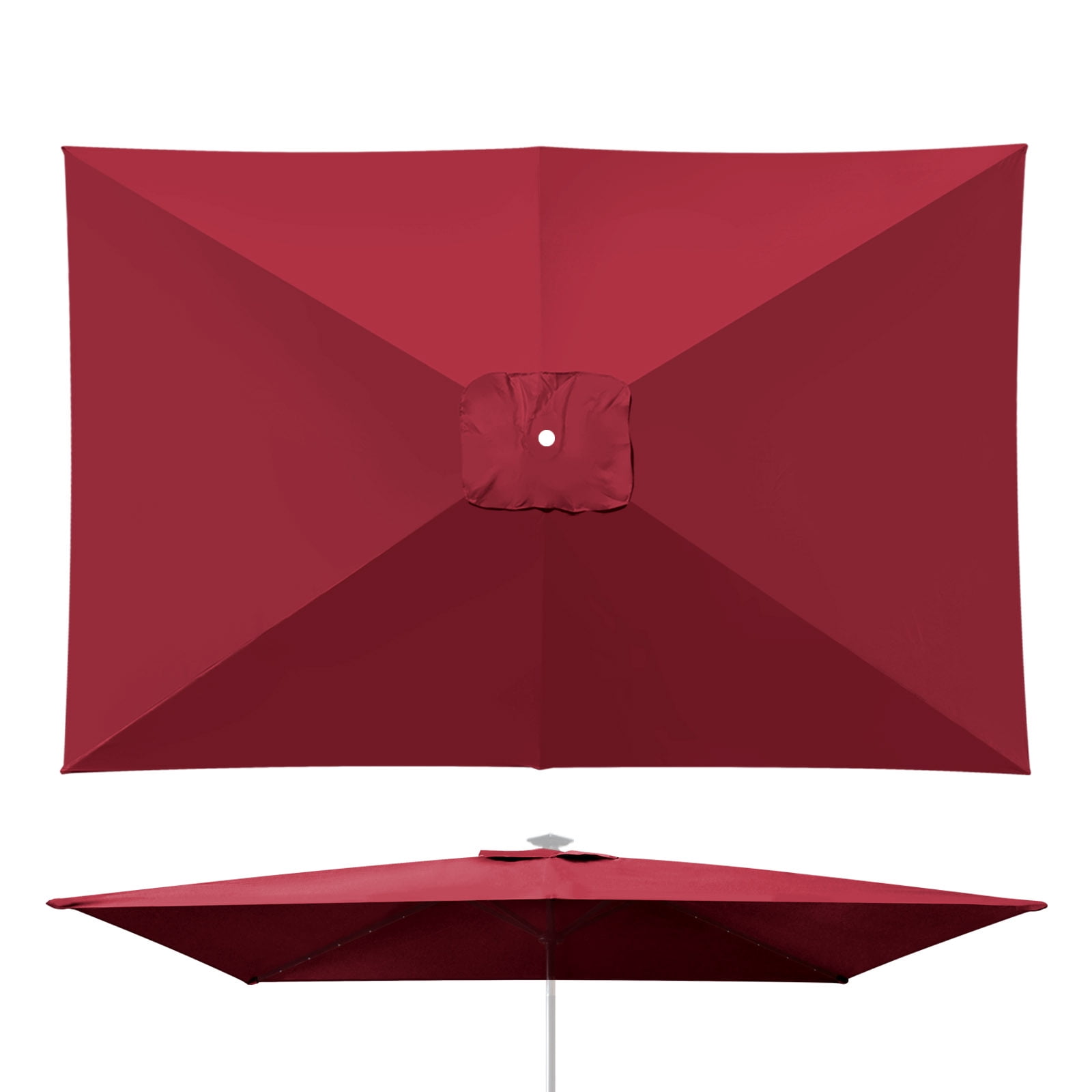 YardGrow 10'x6.5' Outdoor Patio Umbrella Replacement Canopy for 6 Ribs