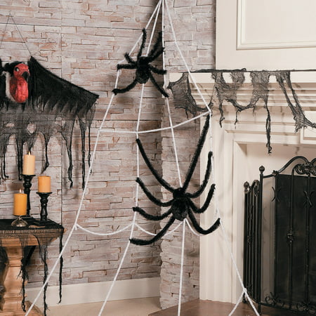 Fun Express Jumbo Corner Spider Web With Spiders for 