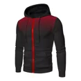 thumbnail image 1 of Sudadera Hoodie Con Cierre Y Gorro Moda Slim Fit, 1 of 8