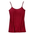 thumbnail image 2 of Red Women's Tanks, Top Tee Womens Fit Turtleneck Slim Blouse Shirt Sleeveless Solid Women'S Blouse Features:,Women's Tanks & Camis 4XL, 2 of 4